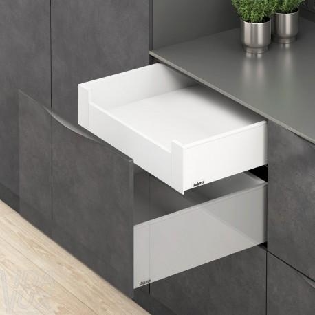 LEGRABOX K комплект внутрішньої шухляди, НД 500 мм, 70 кг, BLUMOTION, білий "Шовк"