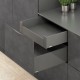 LEGRABOX K комплект внутрішньої шухляди, НД 550 мм, 70 кг, BLUMOTION, сірий "Оріон"