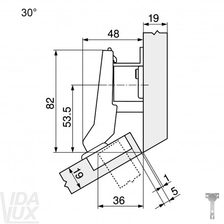 CLIP top lanksto komplektas N20