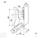 CLIP top lanksto komplektas N58, juodas ONYX