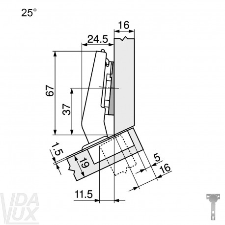CLIP top lanksto komplektas N40