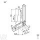 CLIP top lanksto komplektas N58, juodas ONYX