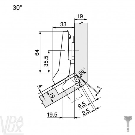 CLIP top lanksto komplektas N58, juodas ONYX