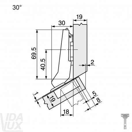 CLIP top lanksto komplektas N6