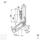 CLIP top lanksto komplektas N7, juodas ONYX