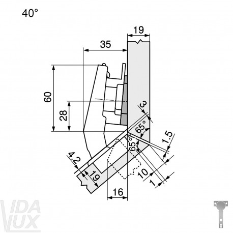 CLIP top lanksto komplektas N108