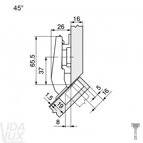 CLIP top lanksto komplektas N108