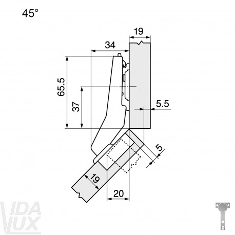 CLIP top lanksto komplektas N53