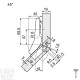 CLIP top lanksto komplektas N60