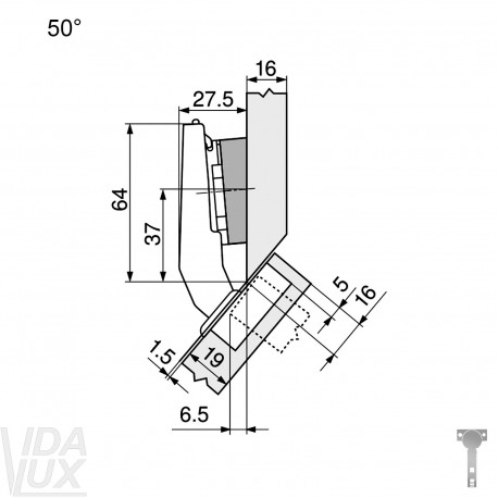 CLIP top lanksto komplektas N45