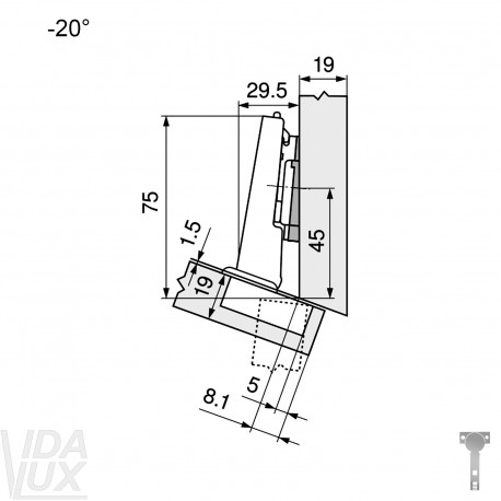 CLIP top lanksto komplektas N32