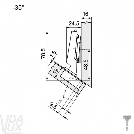 CLIP top lanksto komplektas N29