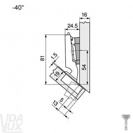 CLIP top lanksto komplektas N28