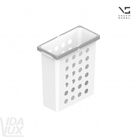 Кошик для білизни VS WASH, висота 426&nbsp;мм, 21&nbsp;л&nbsp;(M), білий