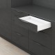 LEGRABOX M комплект шухляди, НД 270 мм, 40 кг, BLUMOTION, білий "Шовк"