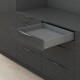 LEGRABOX M комплект шухляди, НД 500 мм, 40 кг, BLUMOTION, сірий "Оріон"