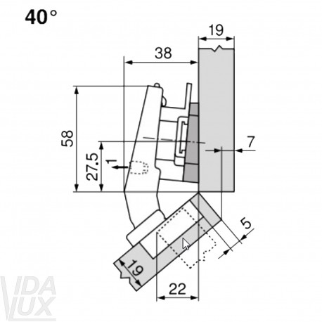 CLIP top lanksto komplektas N108