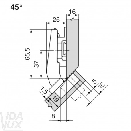 CLIP top lanksto komplektas N108