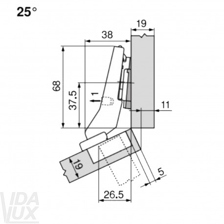 CLIP top lanksto komplektas N20