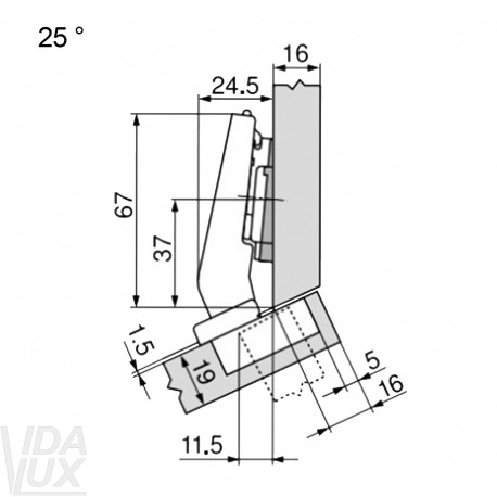 CLIP top lanksto komplektas N40