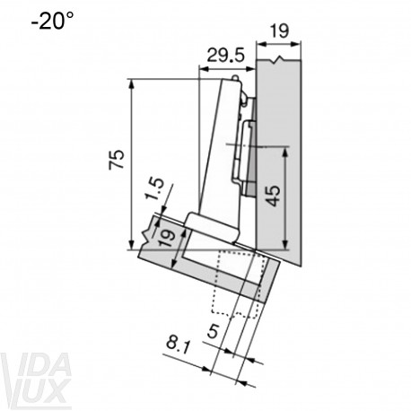 CLIP top lanksto komplektas N32