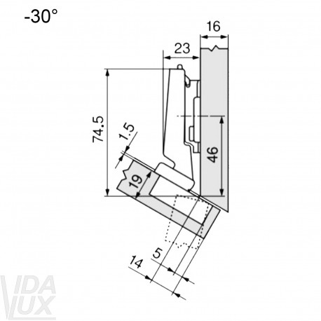 CLIP top lanksto komplektas N30